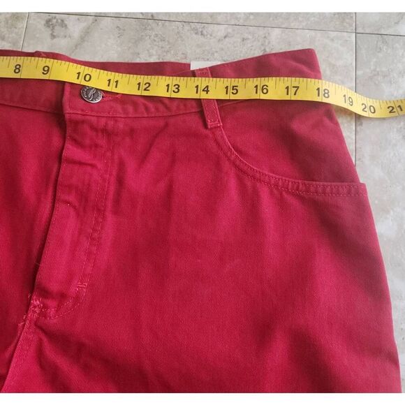 R3  Riders by Lee red Denim shorts, NWT - Picture 6 of 7